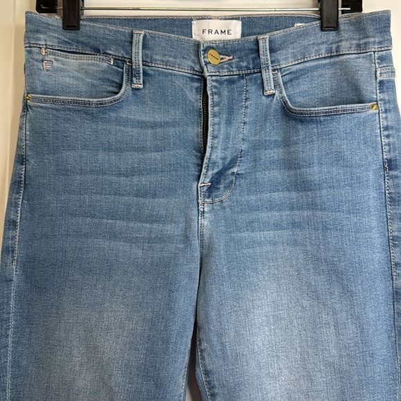 EXCELLENT USED CONDITION FRAME LE HIGH SKINNY JEANS - Picture 4 of 8